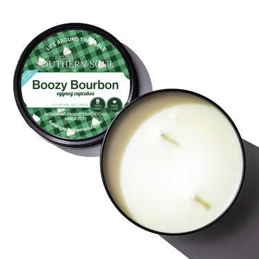 Boozy Bourbon Christmas Candle, Fueling a Southern Soul by Petra Living