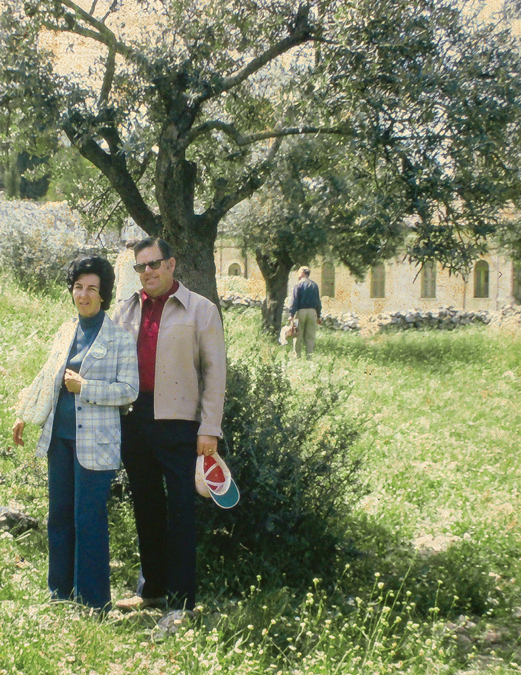 My grandparents, Betty and Claude Amburgy, in the Garden of Gethsemane.