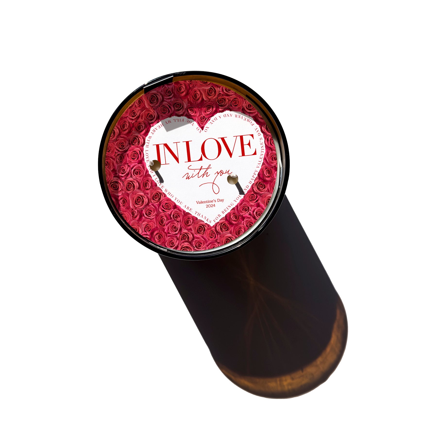 Valentine Heart Candle Sleeve