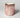 Large adore mon amour candle in light pink mercury glass