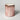 Large adore mon amour candle in light pink mercury glass