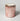 Large adore mon amour candle in light pink mercury glass
