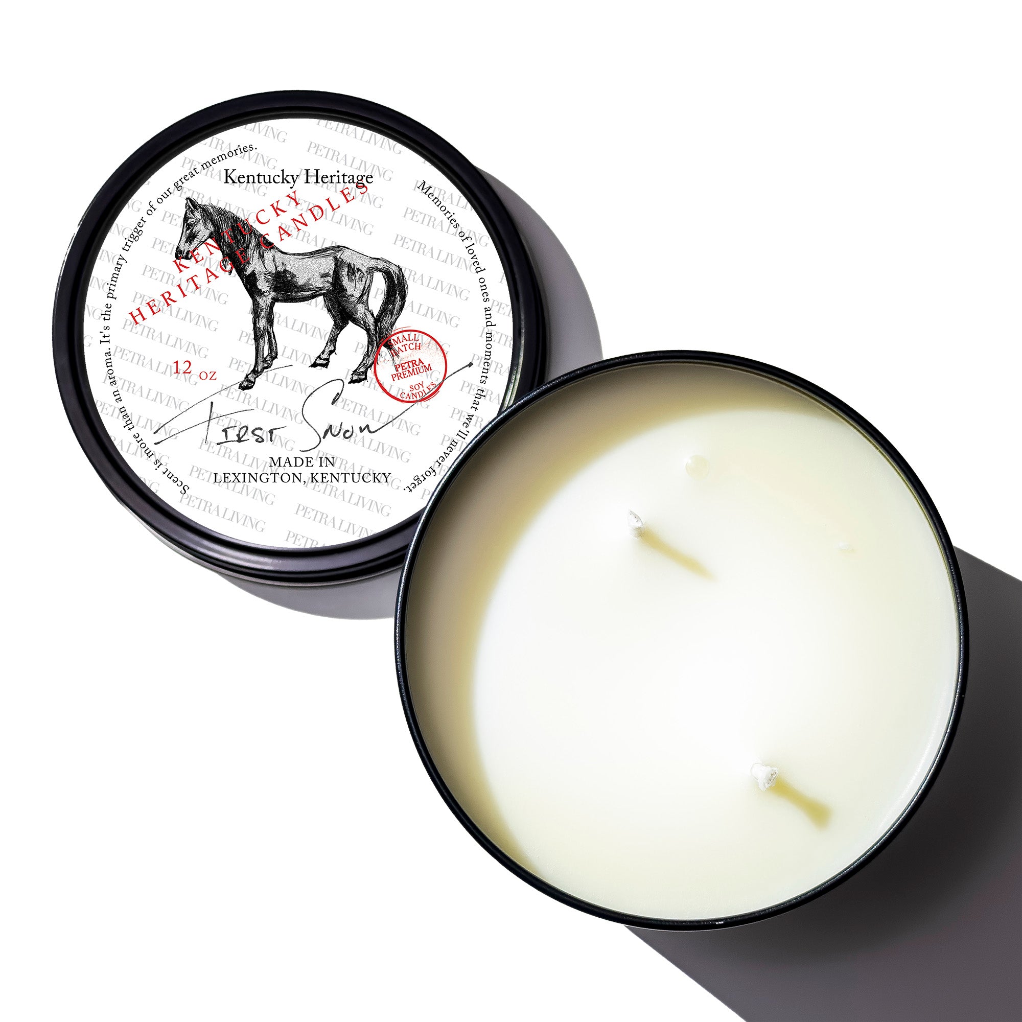 First Snow in Kentucky Heritage Travel Candle