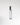 Clear glass 'Leather Noir' perfume bottle with silver cap on a white background