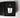 Petra Living petite bougie leather noir candle in a black box on a white background
