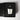 Petra Living petite bougie leather noir candle in a black box on a white background
