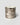 A cylindrical RICKHOUSE boubon scented candle in a metallic silver jar with a marbled, abstract pattern of dark gray and brown veins, set against a plain light gray background.