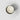 A top-down view of a round bourbon glass candle jar filled with creamy off-white wax, featuring three wicks, set against a light gray background with a soft shadow.