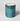Large trackside candle in blue mercury glass
